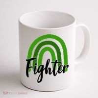 Fighter Mental Health Awareness Rainbow Coffee Mug thumb 1