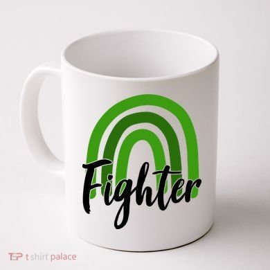 Fighter Mental Health Awareness Rainbow Coffee Mug