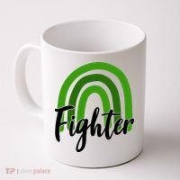 Fighter Mental Health Awareness Rainbow Coffee Mug thumb 0