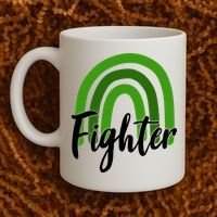 Fighter Mental Health Awareness Rainbow Coffee Mug thumb 2