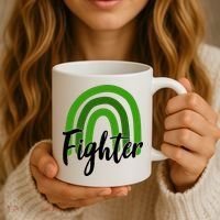 Fighter Mental Health Awareness Rainbow Coffee Mug thumb 3