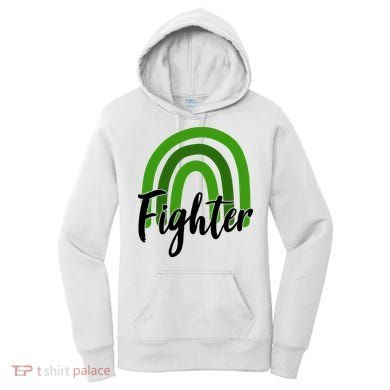 Fighter Mental Health Awareness Rainbow Women's Hoodie
