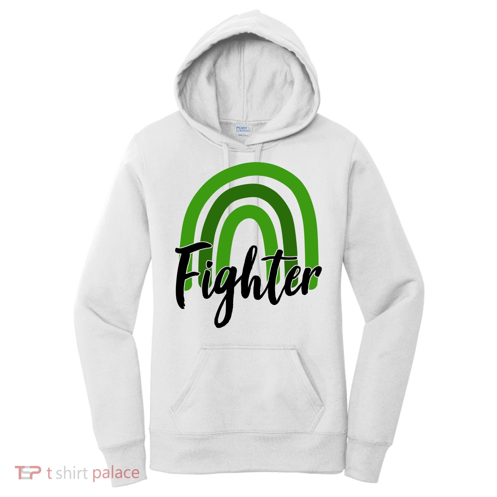 Fighter Mental Health Awareness Rainbow Women's Hoodie