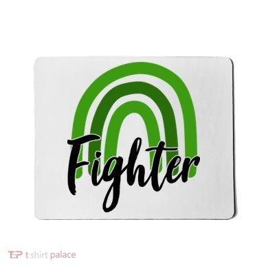 Fighter Mental Health Awareness Rainbow Mousepad
