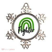 Fighter Mental Health Awareness Rainbow Ornament thumb 0