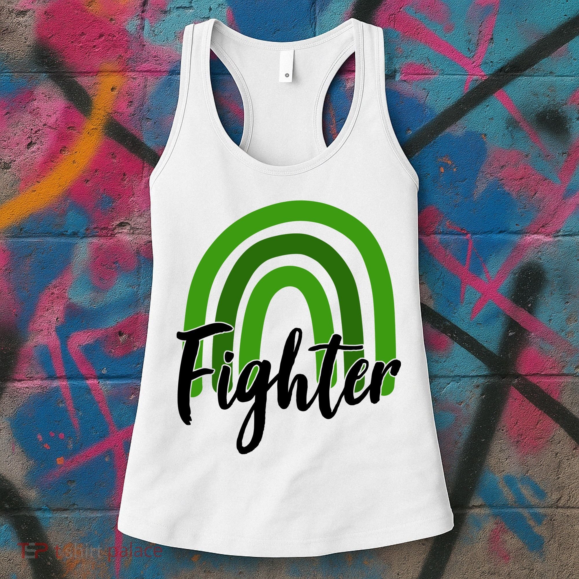 Fighter Mental Health Awareness Rainbow Women's Tank Top