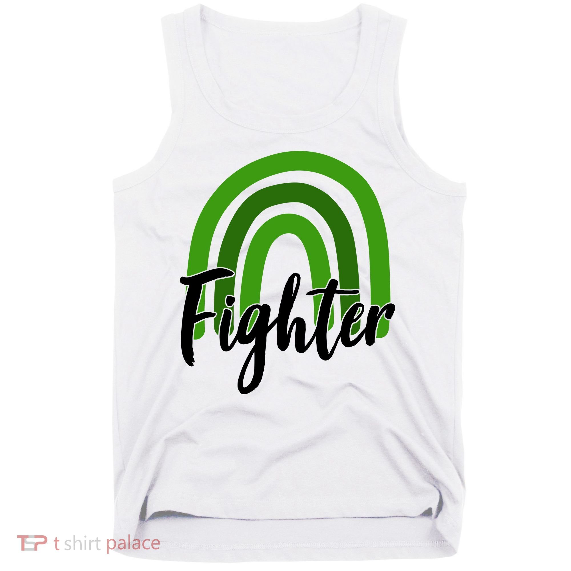 Fighter Mental Health Awareness Rainbow Tank Top