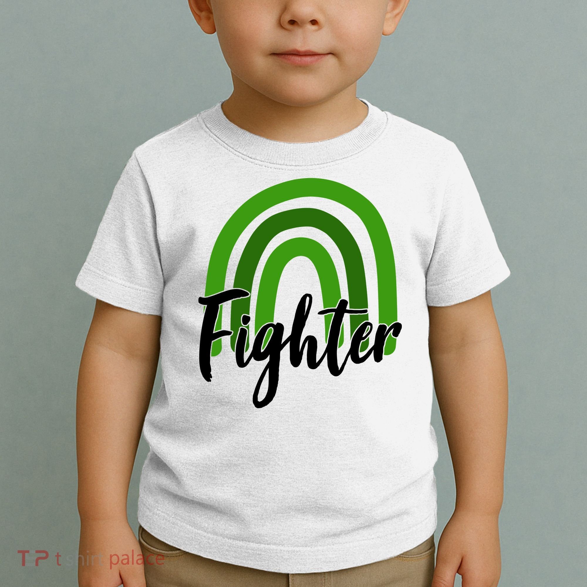 Fighter Mental Health Awareness Rainbow Toddler T-Shirt