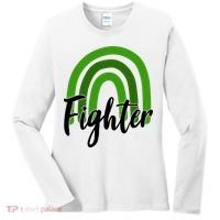 Fighter Mental Health Awareness Rainbow Women's Long Sleeve Shirt thumb 0
