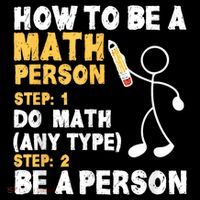Funny Math How To Be A Math Person Doggie Tank thumb 4