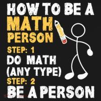 Funny Math How To Be A Math Person Hoodie thumb 2
