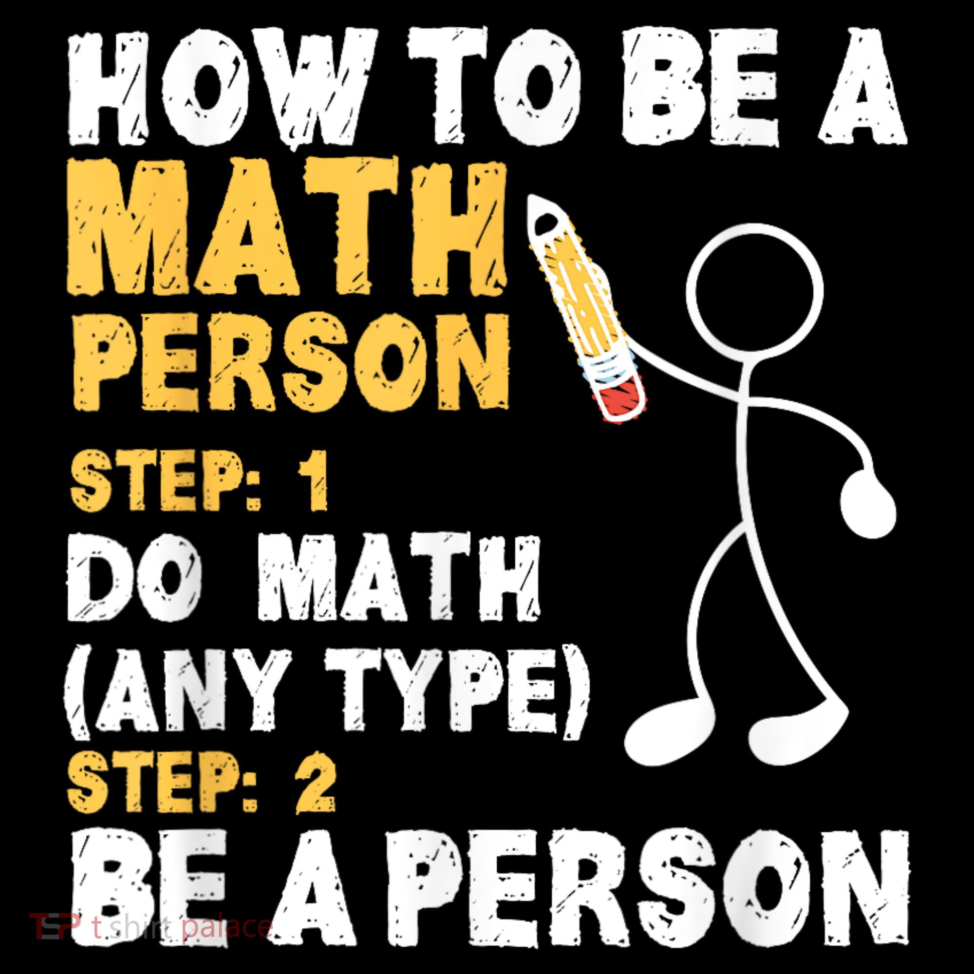 Funny Math How To Be A Math Person Button