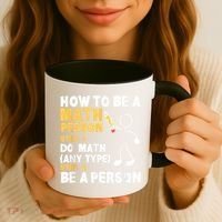 Funny Math How To Be A Math Person Coffee Mug thumb 3