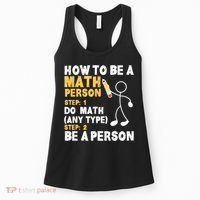 Funny Math How To Be A Math Person Women's Tank Top thumb 0