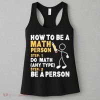 Funny Math How To Be A Math Person Women's Tank Top thumb 3