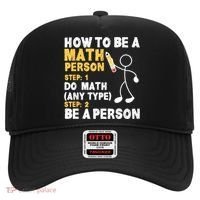 Funny Math How To Be A Math Person Hat thumb 0