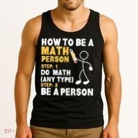 Funny Math How To Be A Math Person Tank Top thumb 3