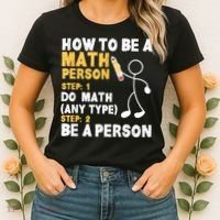 Funny Math How To Be A Math Person Women's T-Shirt thumb 2