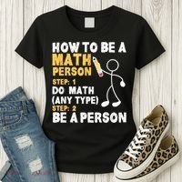 Funny Math How To Be A Math Person Women's T-Shirt thumb 3