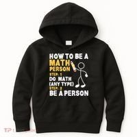 Funny Math How To Be A Math Person Kids Hoodie thumb 0