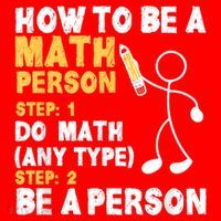 Funny Math How To Be A Math Person Santa Hat thumb 1