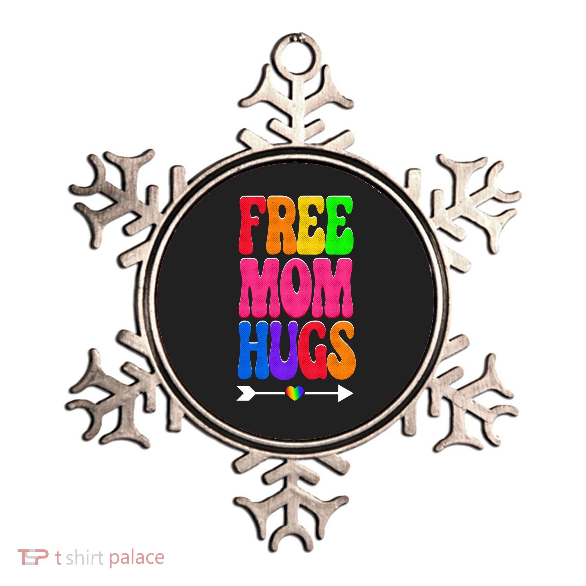 Free Mom Hugs Ally Lgbt Pride Month Gift Ornament