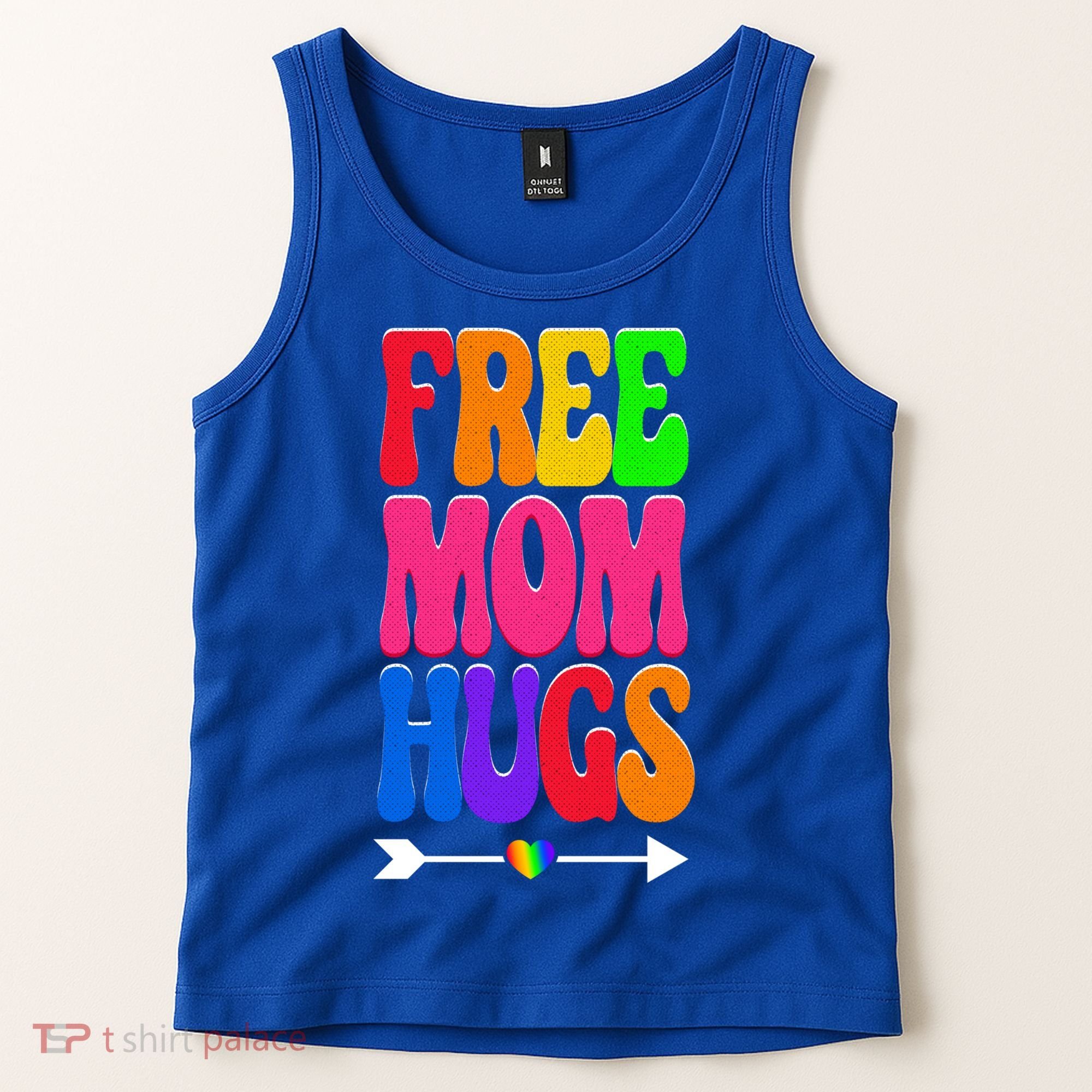 Free Mom Hugs Ally Lgbt Pride Month Gift Tank Top