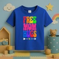 Free Mom Hugs Ally Lgbt Pride Month Gift Toddler T-Shirt thumb 3