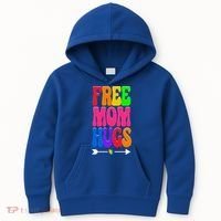 Free Mom Hugs Ally Lgbt Pride Month Gift Kids Hoodie thumb 0