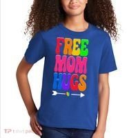 Free Mom Hugs Ally Lgbt Pride Month Gift Kids T-Shirt thumb 2
