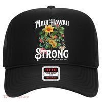 Floral Maui Hawaii Strong We Stand With Maui Hat thumb 0