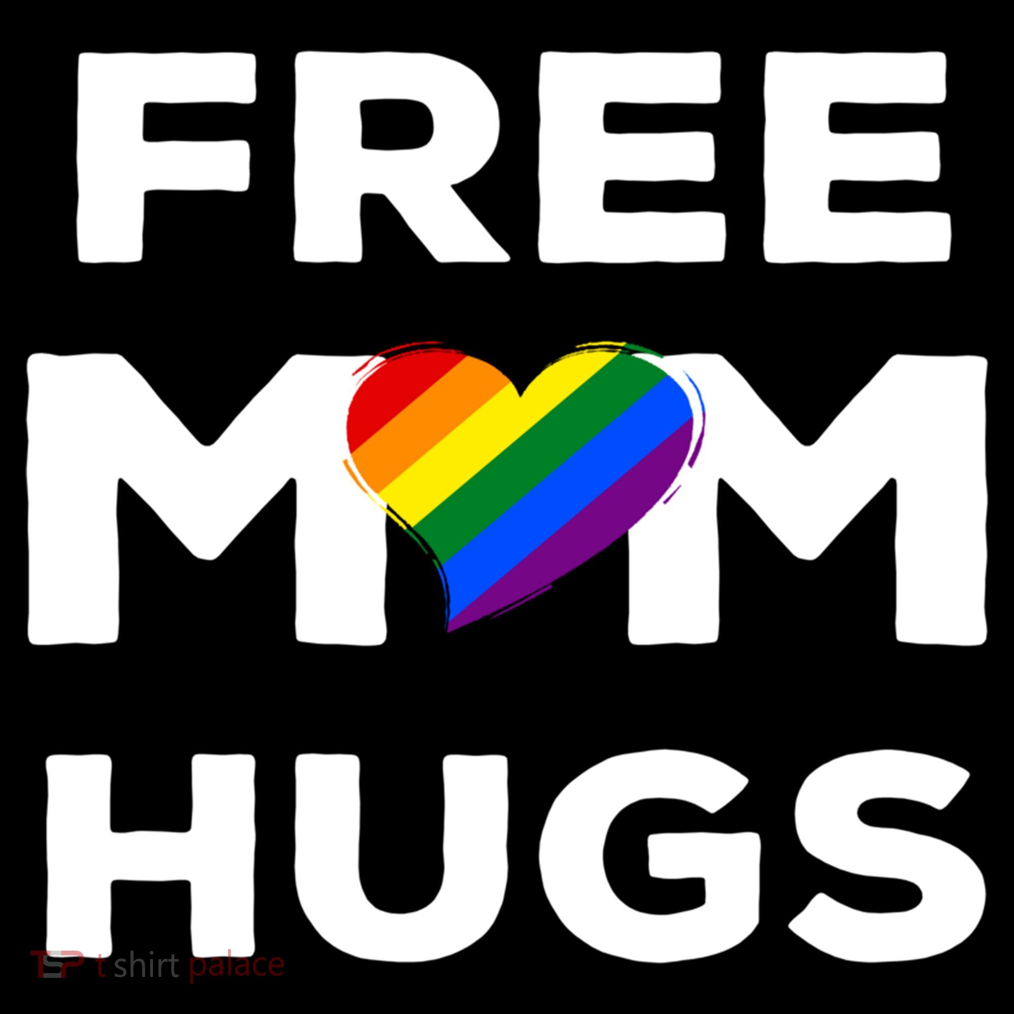 Free Mom Hugs Gift Doggie Tank