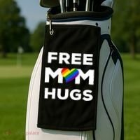 Free Mom Hugs Gift Golf Towel thumb 2