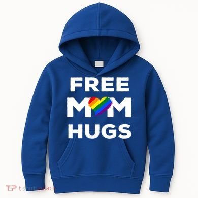 Free Mom Hugs Gift Kids Hoodie