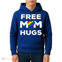 Free Mom Hugs Gift Kids Hoodie thumb 4