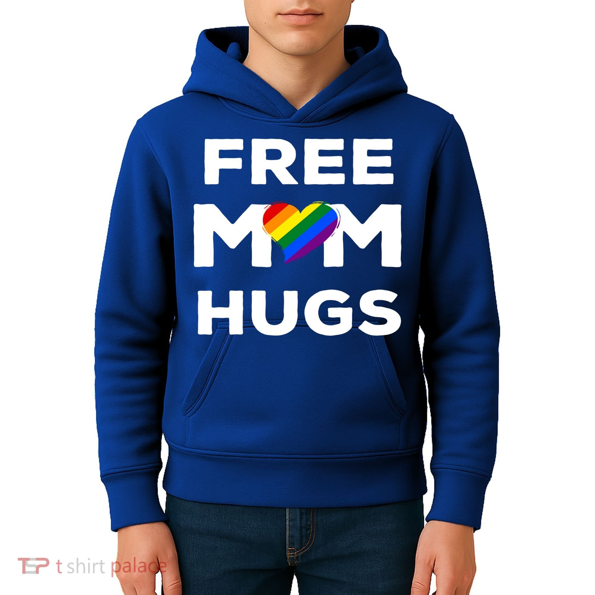 Free Mom Hugs Gift Kids Hoodie