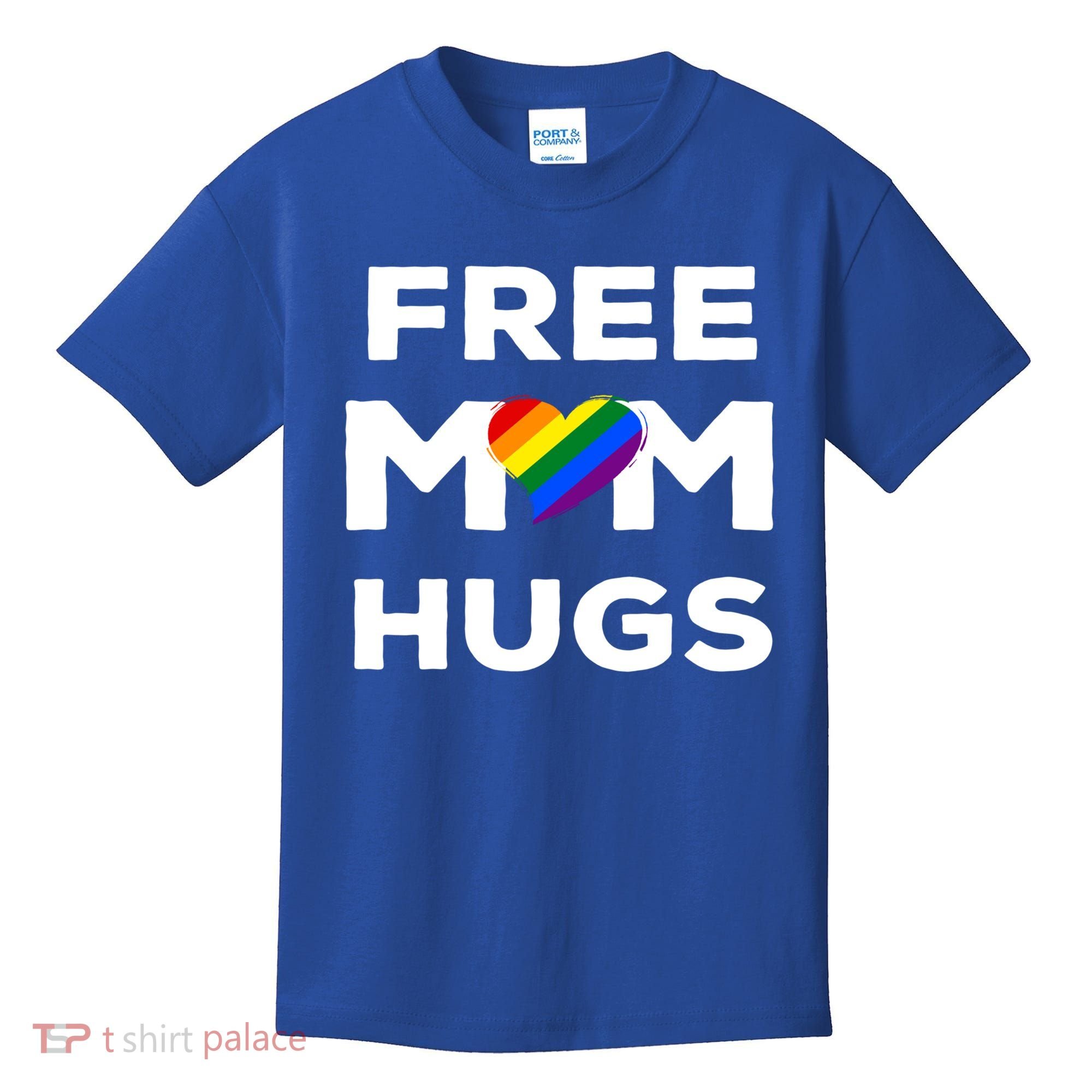 Free Mom Hugs Gift Kids T-Shirt
