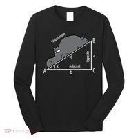 Funny Math Humor Hippotenuse Hypotenuse Funny Long Sleeve Shirt thumb 0