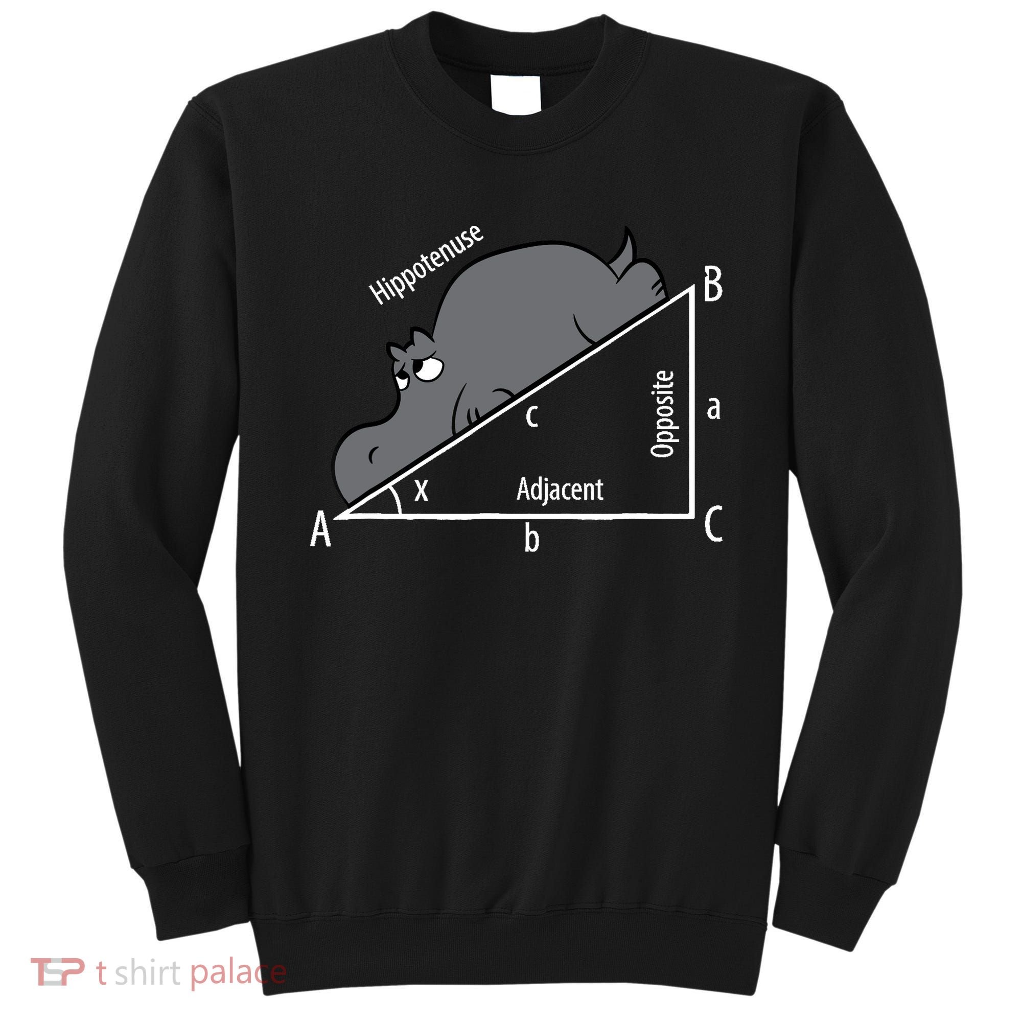 Funny Math Humor Hippotenuse Hypotenuse Funny Sweatshirt