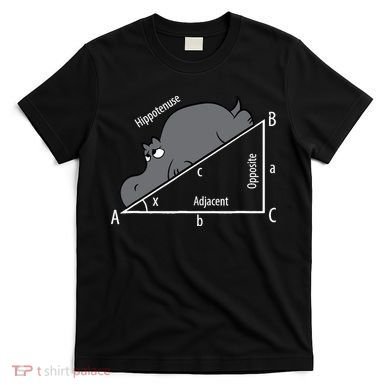 Funny Math Humor Hippotenuse Hypotenuse Funny T-Shirt