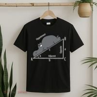 Funny Math Humor Hippotenuse Hypotenuse Funny T-Shirt thumb 2