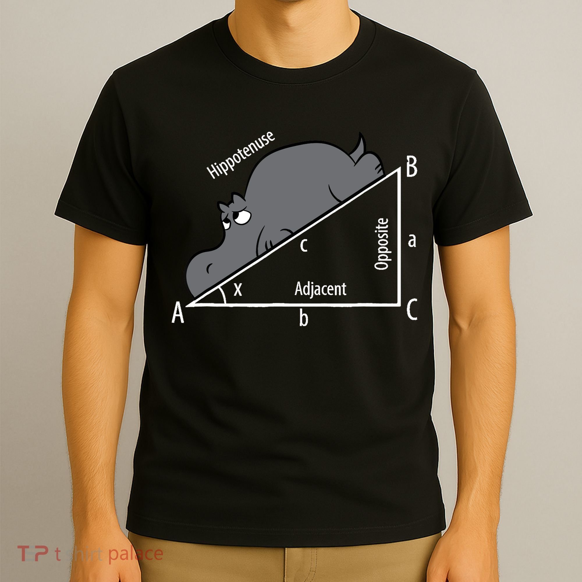 Funny Math Humor Hippotenuse Hypotenuse Funny T-Shirt