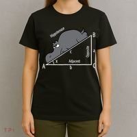 Funny Math Humor Hippotenuse Hypotenuse Funny T-Shirt thumb 4