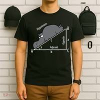 Funny Math Humor Hippotenuse Hypotenuse Funny T-Shirt thumb 6