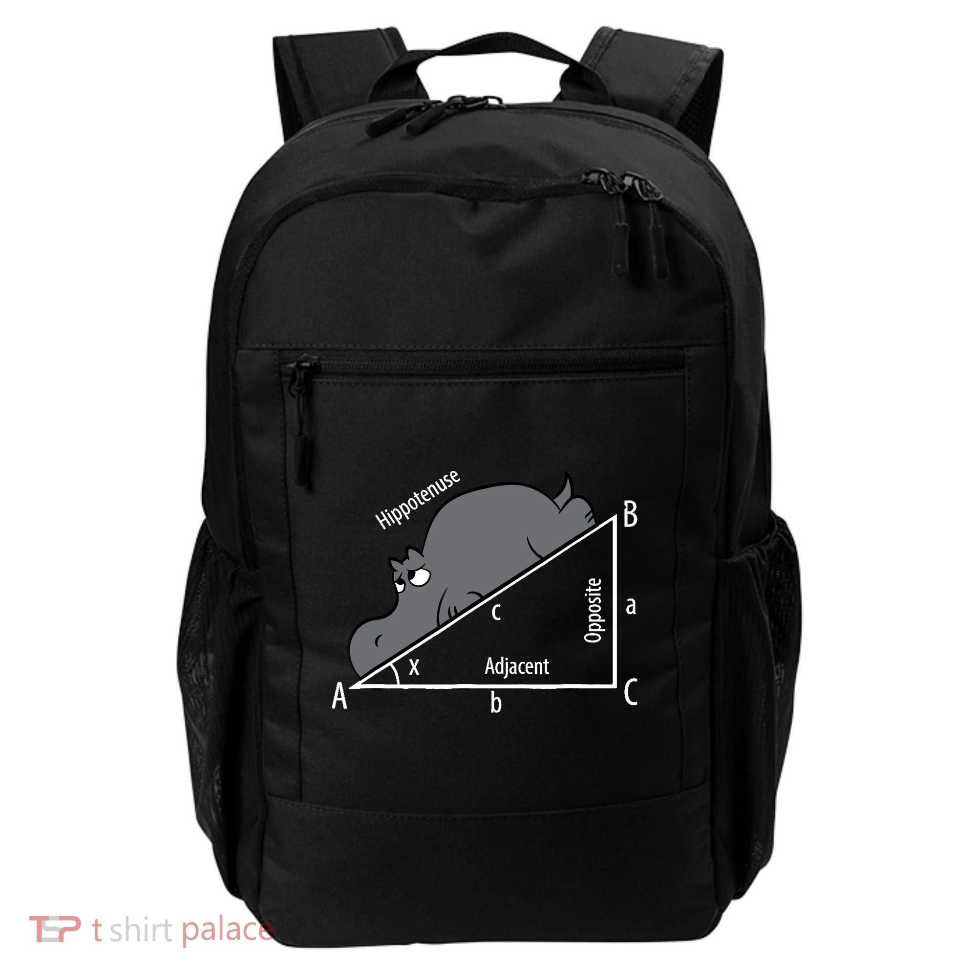 Funny Math Humor Hippotenuse Hypotenuse Funny Backpack