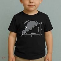 Funny Math Humor Hippotenuse Hypotenuse Funny Toddler T-Shirt thumb 2
