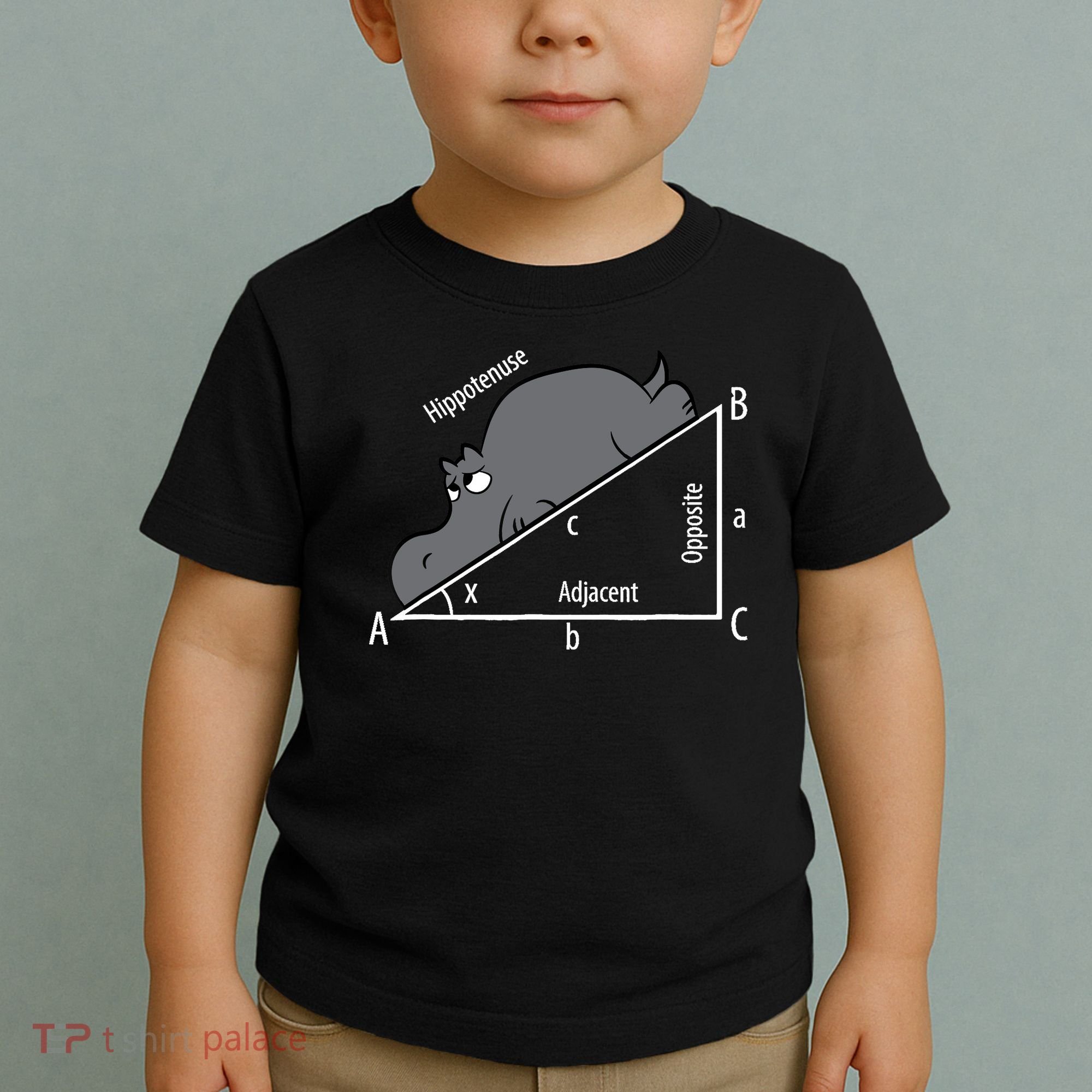 Funny Math Humor Hippotenuse Hypotenuse Funny Toddler T-Shirt