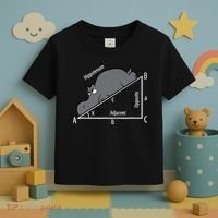 Funny Math Humor Hippotenuse Hypotenuse Funny Toddler T-Shirt thumb 3