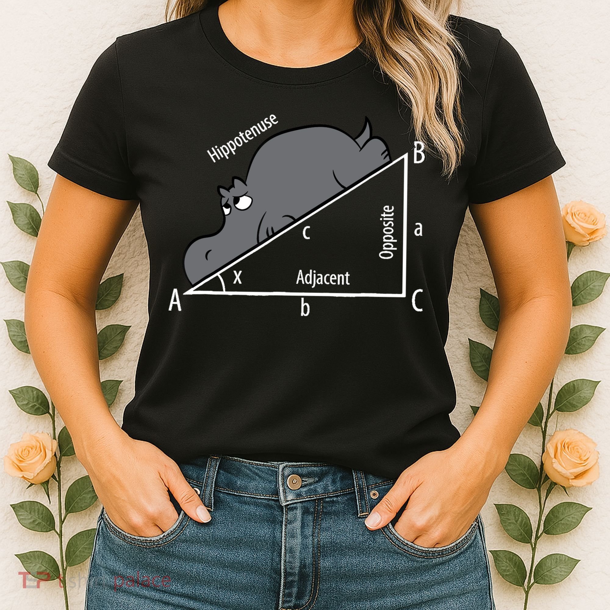Funny Math Humor Hippotenuse Hypotenuse Funny Women's T-Shirt