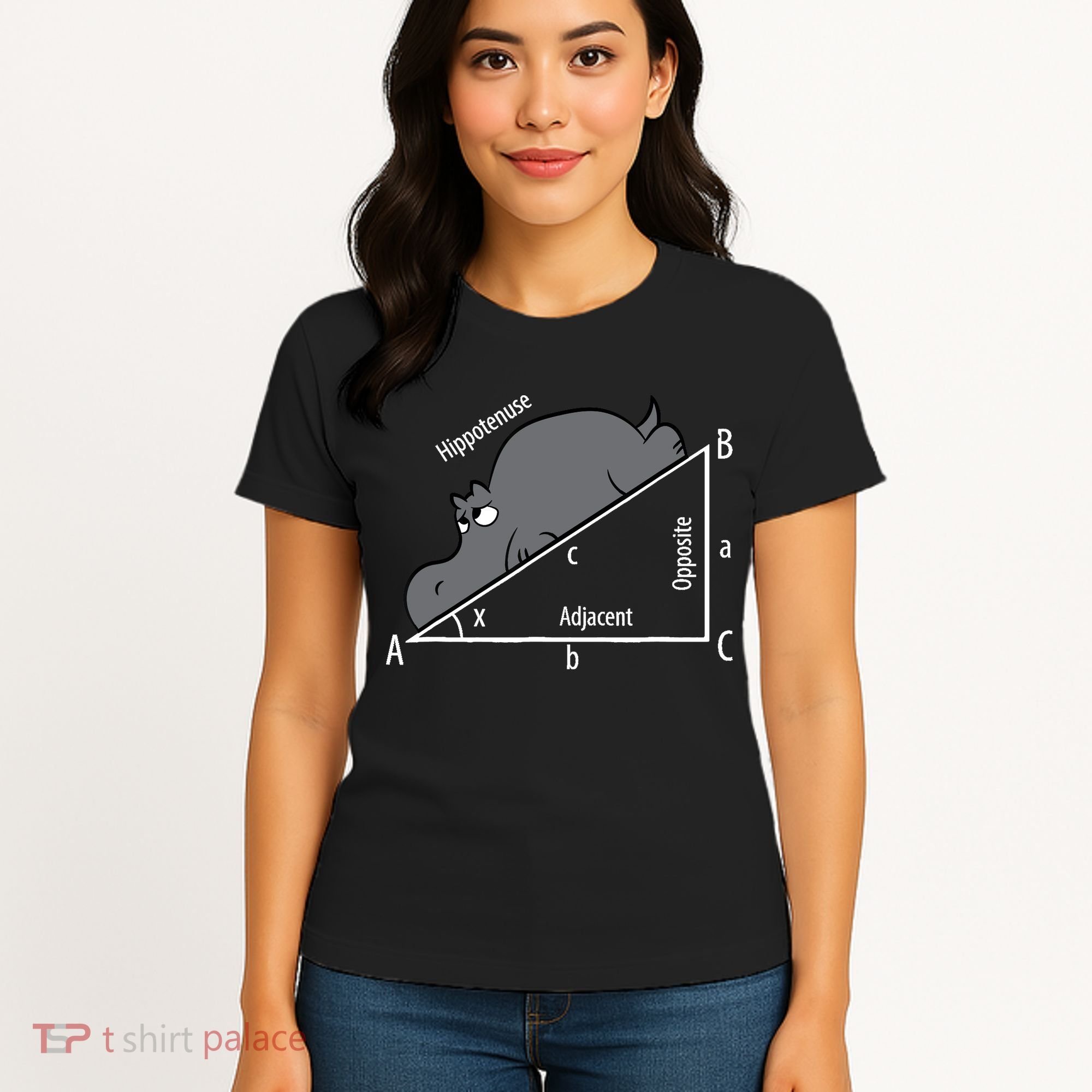 Funny Math Humor Hippotenuse Hypotenuse Funny Women's T-Shirt
